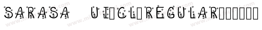 sarasa UI-CL-REGULAR字体转换